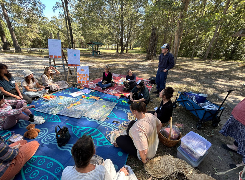 Placemaking on Yaegl Country (Woombah) in 2023. Image: Yuk Chun (Amy) Kwong